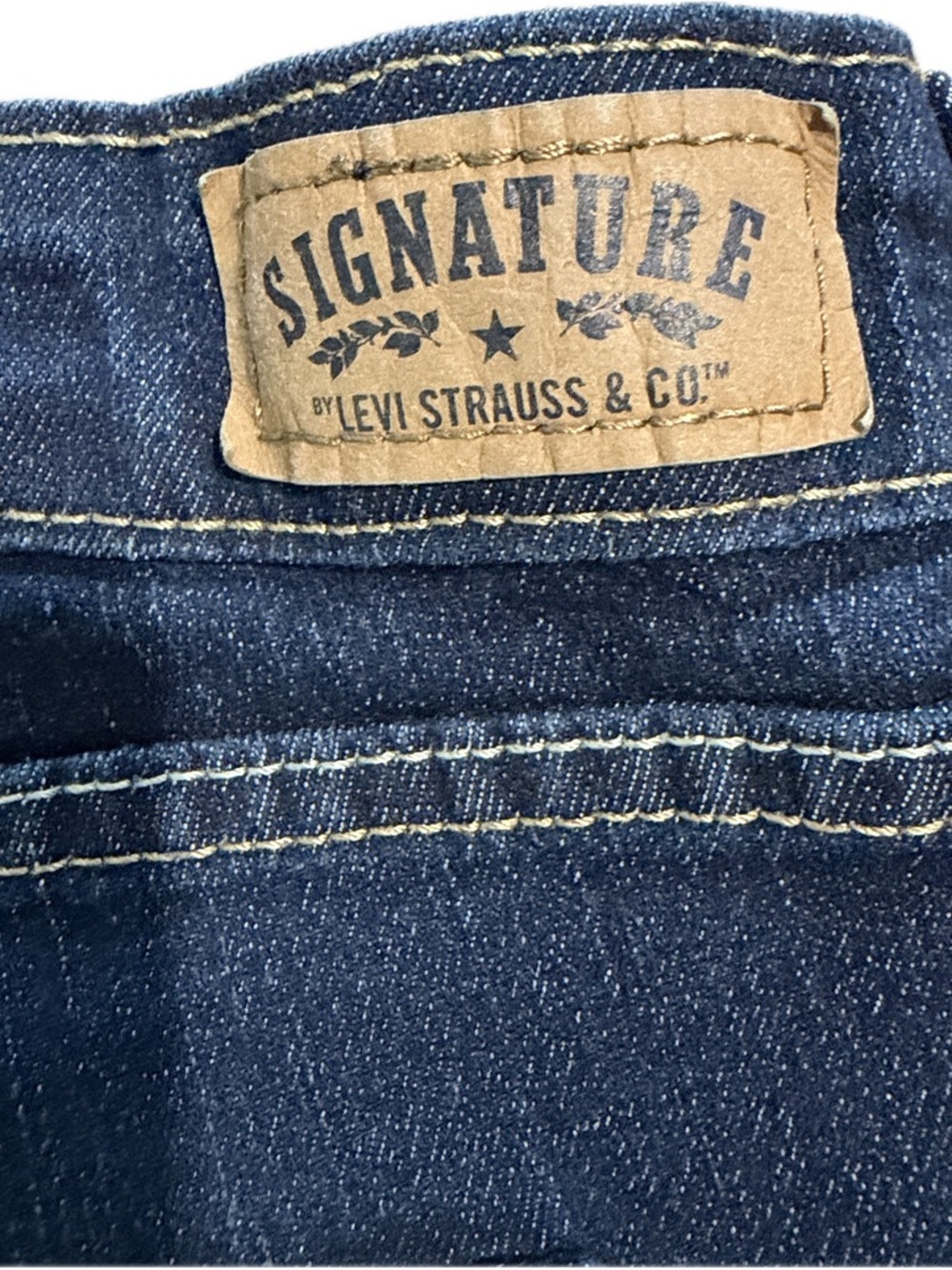 Levi’s Signature Modern Straight-Leg Women’s Jeans - Deep Indigo - Picture 9 of 9